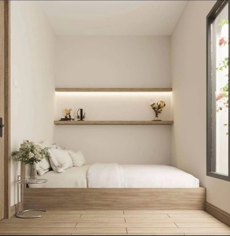 Mẫu nhà cấp 4 hiện đại 4x12m