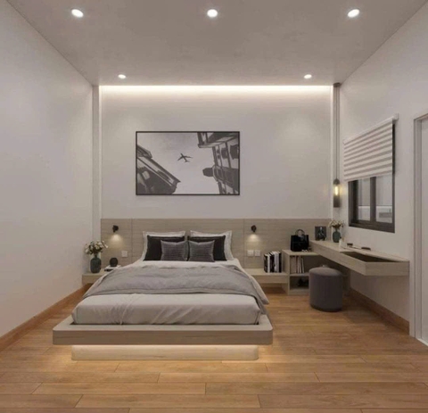 Mẫu nhà cấp 4 hiện đại 7x15m