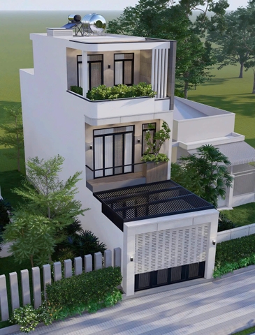 Mẫu nhà 03 tầng hiện đại 5x20m