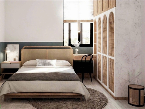 Mẫu nhà cấp 4 hiện đại 4.5x10m