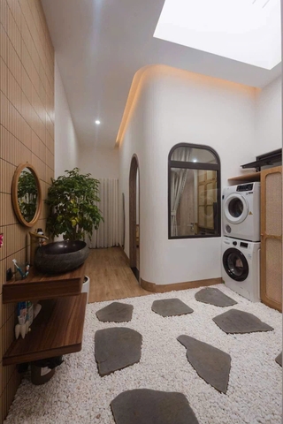 Mẫu nhà cấp 4 hiện đại 5x20m