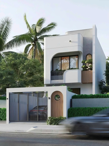 Mẫu nhà 02 tầng hiện đại 5x22m