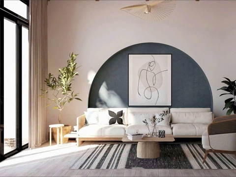 Mẫu nhà cấp 4 hiện đại 4.5x10m