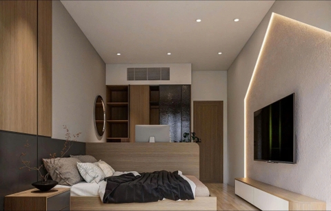 Mẫu nhà 03 tầng hiện đại 5x12m