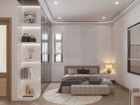 Mẫu nhà cấp 4 hiện đại 5x18m