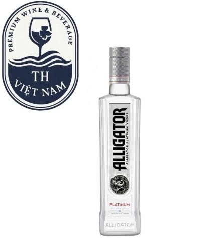 Rượu Vodka Alligator Platinum