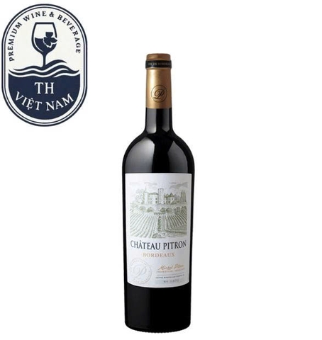 Bouteille Chateau Pitron  57% Merlot, 25%  Cabernet Sauvignon  and 18% Cabernet  Franc