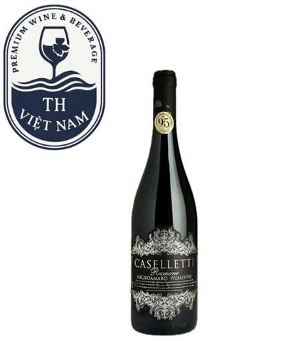 Rượu vang Ý Caselletti Ramone Negroamaro Primitivo