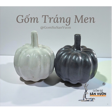 Bí Decor Gốm Men Size 5cm - Gốm Sứ Sân Vườn