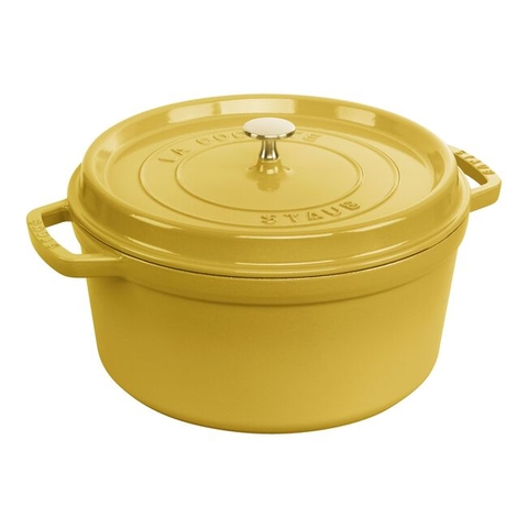 Nồi gang tròn STAUB màu xám