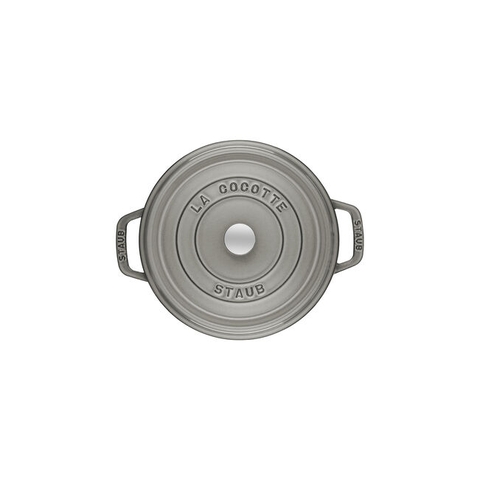 Nồi gang tròn STAUB màu xám