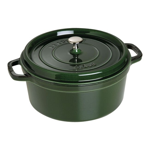 Nồi gang tròn STAUB màu xám