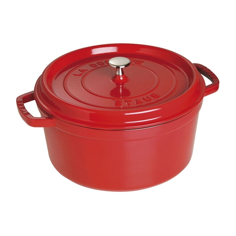 Nồi gang tròn STAUB màu xám