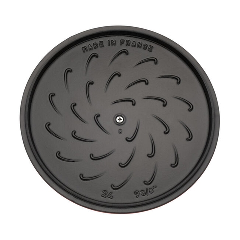 Nồi gang oval STAUB màu đỏ cherry - 11cm