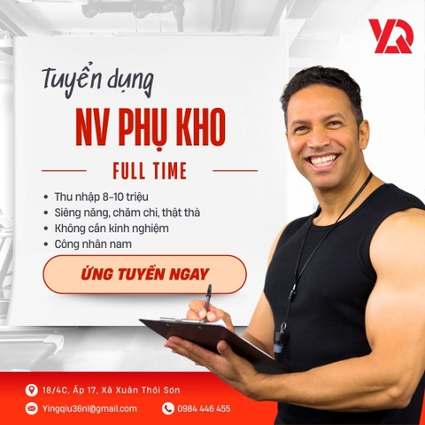 tuyển dụng nhân viên kho
