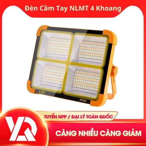 Đèn Cầm Tay Năng Lượng Mặt Trời 4 Khoang