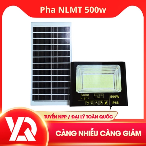 Đèn Pha Năng Lượng Mặt Trời 500w