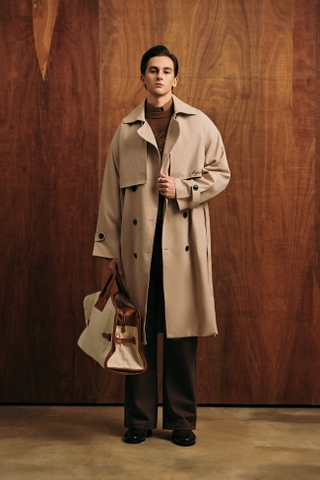Château Khaki Trench Coat