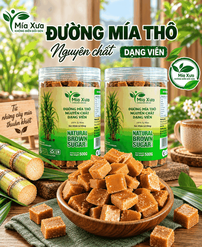 Đường Mía Thô Nguyên Chất Dạng Viên Là Gì ? Cách Dùng & Đặc Điểm