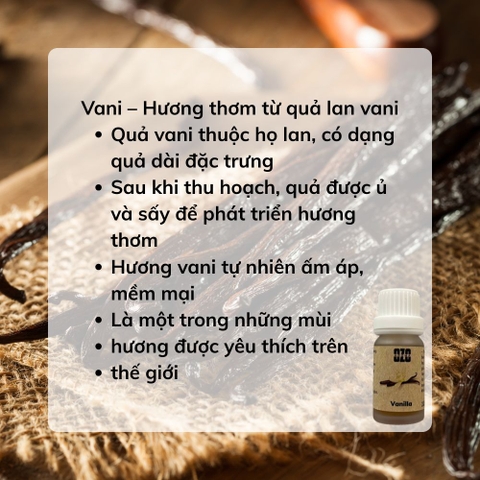 Hương Tinh Dầu Vani