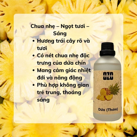 Tinh Dầu Quả Dứa (Thơm, Khóm)