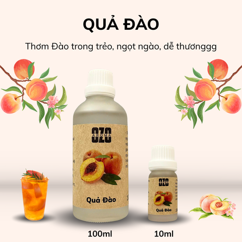 Hương Tinh Dầu Quả Đào