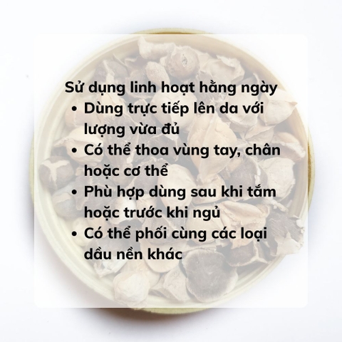 Dầu Mù U Ép Lạnh Thô - Chai 50ml