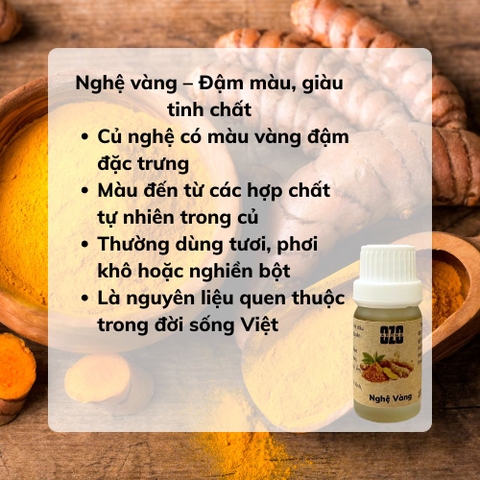 Tinh Dầu Nghệ Vàng