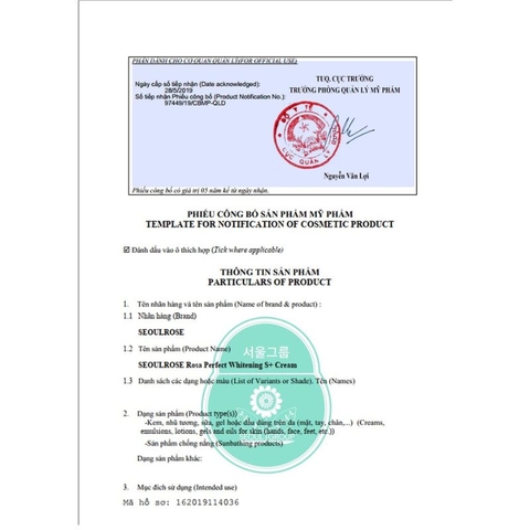 Kem Dưỡng 3in1 Rosa