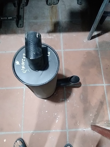 BẦU GIẢM THANH EX200-1/2/3 250*595 H135 ĐV NẰM ĐẦU ĐỐC ĐR NẰM TRÊN THÂN