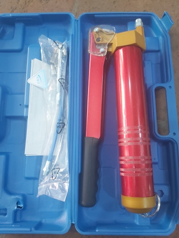 BƠM MỠ TUÝP 1 TY DÙNG BÁNH RĂNG  (TỐT)  HỘP NHỰA - XP
