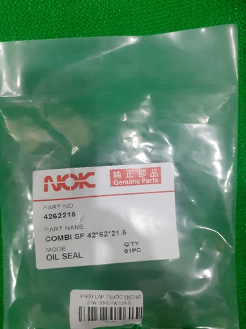 PHỚT LÁP TRƯỚC TRONG (PW130-6/PW150-6) : 42*62*21.5 - HV