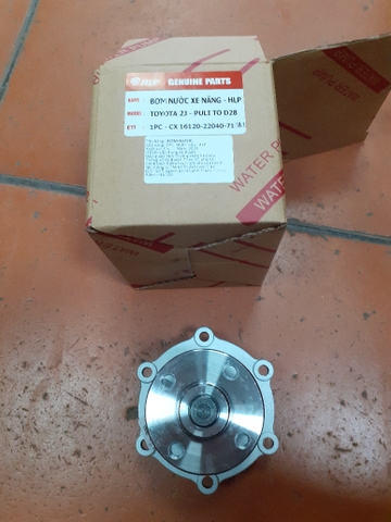 BƠM NƯỚC XE NÂNG 2J BU LY TO D28 6 (LỖ ) HLP