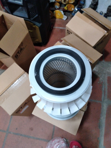 LỌC GIÓ PW130-6 AS-7988-S (380*153*220/87) ĐĨA + CÁNH  ST40642 AF4748K FK-4081 CÓ LÕI - OEM