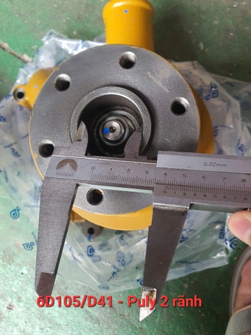 BƠM NƯỚC D41-3/5 6D105 BULY 2 RÃNH - PUMP - LH TỐT - KHÔNG BẢO HÀNH