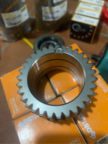 BÁNH RĂNG CHẤU DX140: ẮC 36MM 31R (2008 QUAY VỀ) 4472347008  DB