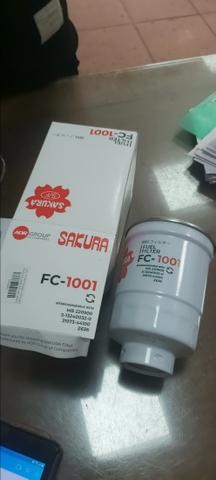 LỌC FC1001 F6243 10601 HỞ ĐUÔI CÓ ZEN LỌC XE NÂNG SAKURA