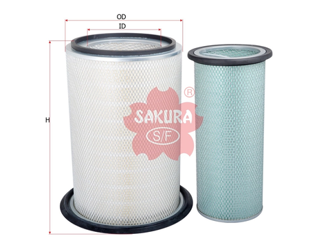 LỌC GIÓ ST40729A ST40635 PC800-6 A5613-S CÓ ĐĨA CÓ LÕI OEM (200*310*480)