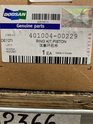 XÉC MĂNG D2366 DOOSAN-HQ