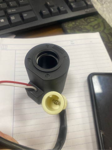 RƠ LE LỖ 21*H59 * 12V THÂN TRÒN CÓ DÂY VOLVO55  - TN- BH03T