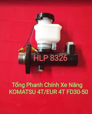 TỔNG PHANH CHÍNH XE NÂNG KOMATSU 4T/ FD30 HLP 8326 CÓ CỐC NHỰA