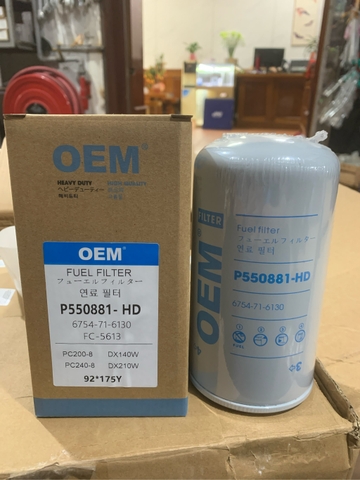LỌC NHIÊN LIỆU P550881 FC5613 6754-79-6130 OEM-HD XỊN