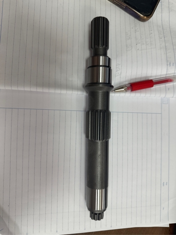 TRỤC BƠM AP2D25 = AP2D28 10T*18T*13T*235 CÓ GỜ RỘNG ( THÔNG SỐ NHƯ TB39, KHÁC GỜ) TM-TN