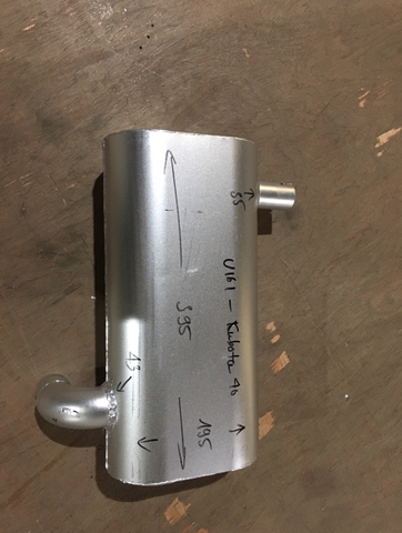 BẦU GIẢM THANH KUBOTA KX40 KX505 U161 - HF