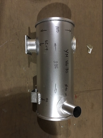 BẦU GIẢM THANH YANMAR B7/YM55  VIO 70 (CÓ MÁY LẮP CHUNG VIO 50) 180*395 - 06