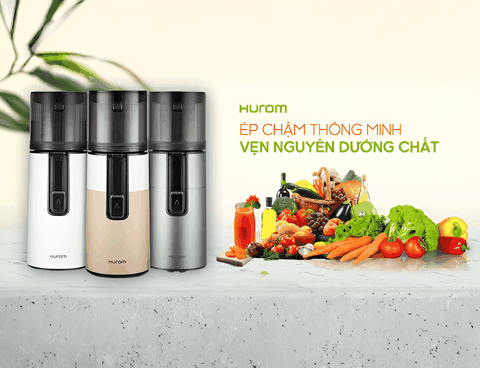 Hướng dẫn sử dụng máy ép chậm Hurom chuẩn Hàn Quốc