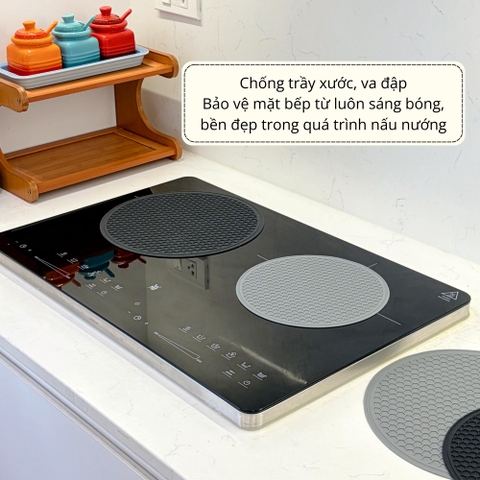 NEW - Miếng lót bảo vệ bếp từ silicon cao cấp Perfection by M