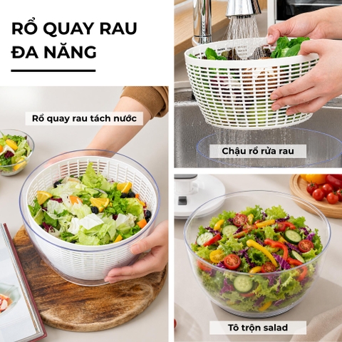 Rổ quay rau tự động 6L Perfection by M