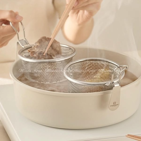 Mua rây lưới cài nồi inox an toàn cho gia đình