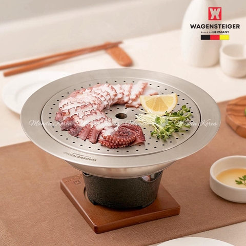 Khay hấp đồ ăn cao cấp Wagensteiger bằng inox